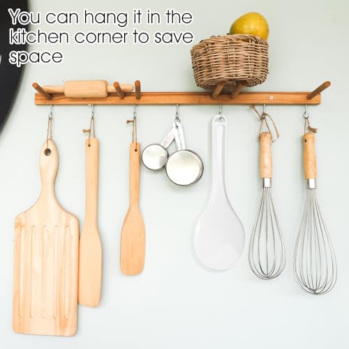Giantree Non-Stick Plastic Rice Paddle 2-Pack, 7.7 Inch White Rice Spoon