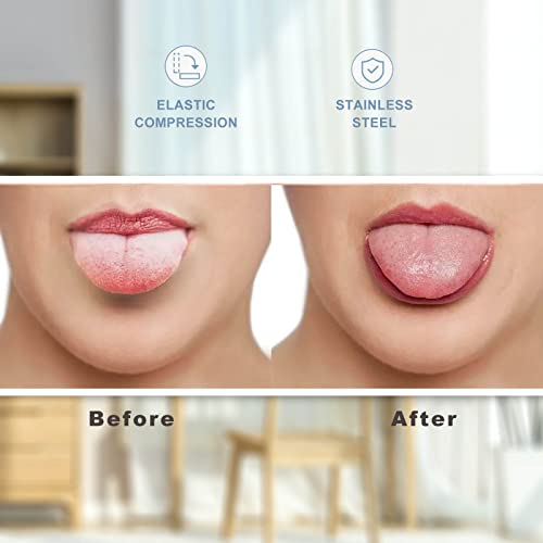 Stainless Steel Tongue Scraper 2 Pack - Oral Care Tongue Cleaner