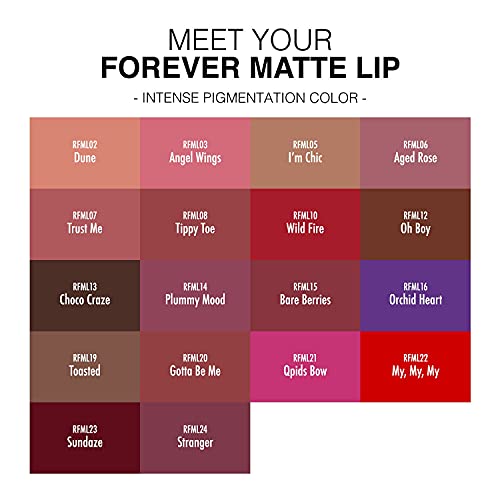 Ruby Kisses Forever Matte Liquid Lipstick - Choco Craze
