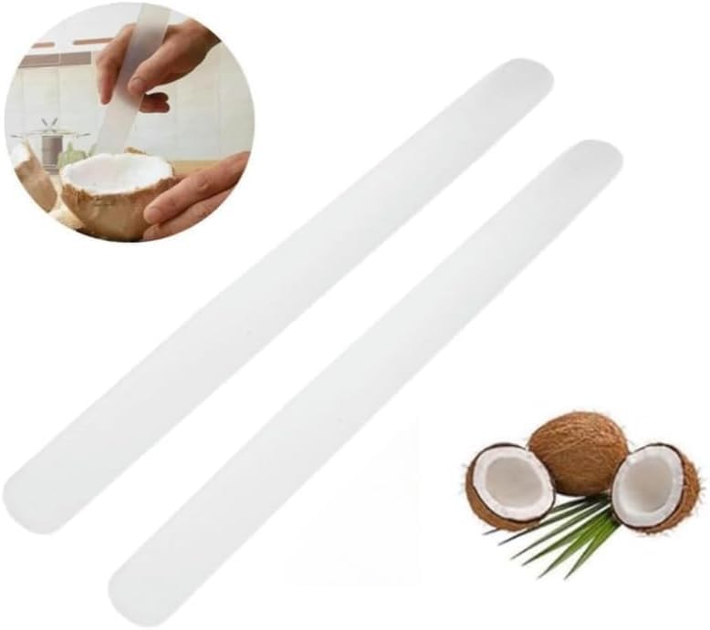 YuanHolumid Coconut Opener & Meat Scraper Set - 2 Pcs