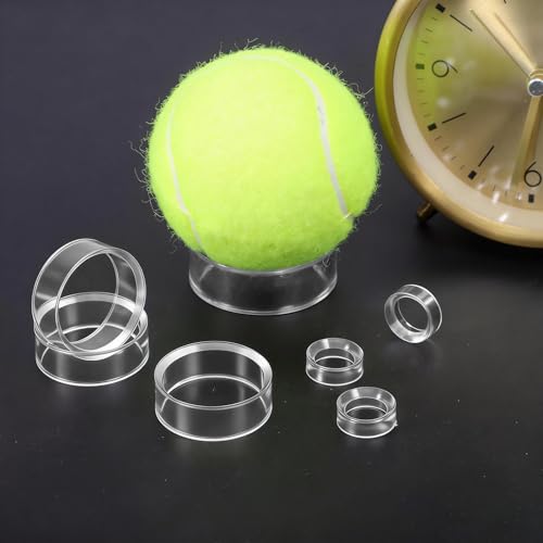 18 PCS Clear Acrylic Sphere Display Stand Set - 3 Sizes for Collectibles