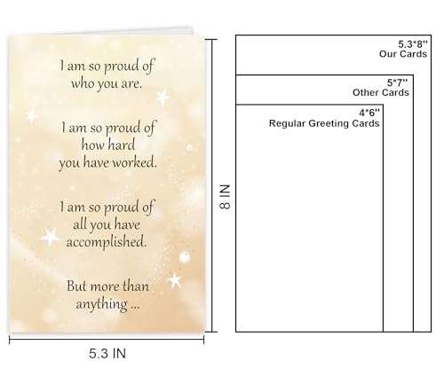 Proud of You Graduation Card - Inspirational Message for Kids #4
