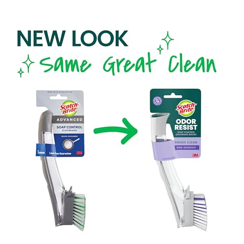 Scotch-Brite Soap Control Dishwand Brush - 1 Count, Odor Resistant