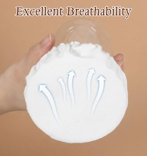 5-Pack Cotton Linen Sourdough Jar Covers, 4-Inch Fermentation Lids