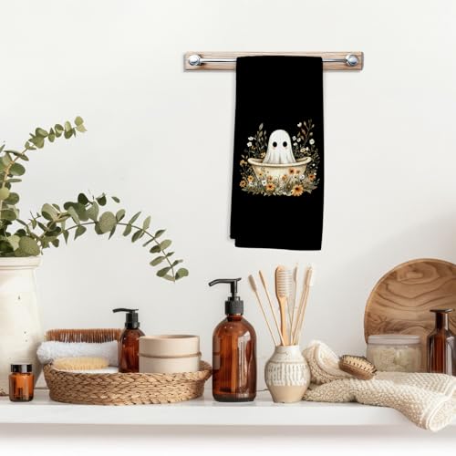Halloween Ghost Hand Towels - Fall Bathroom Towel Color-5