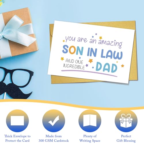 Funny Birthday Card for Son-in-Law - Hilarious Greeting Card