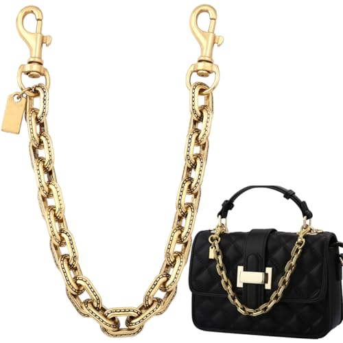 Gold Bag Chain Extender Strap - Vintage Purse Charm for Women
