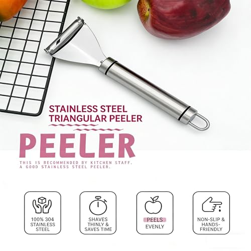 Y-Shaped Stainless Steel Vegetable Peeler - Ergonomic & Ultra-Sharp