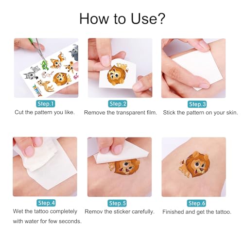 Halloween Glow in the Dark Temporary Tattoos for Kids 20 Pack