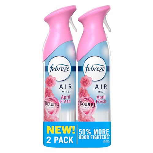 Febreze Air Mist Downy April Fresh Air Freshener Spray 8.1oz (Pack of 2)