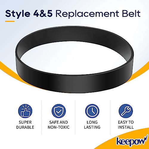 KEEPOW Style 4/5 Vacuum Belt for Dirt Devil Powermax - 2 Pack