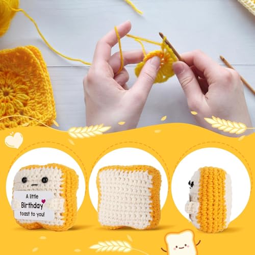 Funny Birthday Toast Crochet Gift - Unique Keepsake & Decor