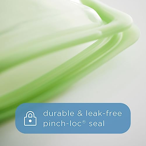 Stasher Reusable Silicone Food Storage Bag - Sandwich Size, 28 oz, Green