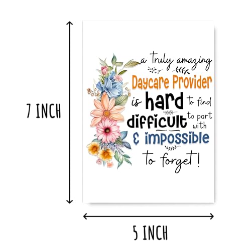 Funny Appreciation Thank You Card for Daycare Provider - 5x7