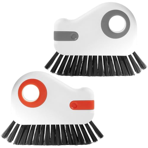2 Pcs 2 in 1 Window Track Cleaner Brush Set - Ergonomic Design