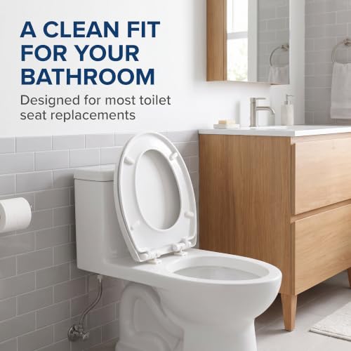 Universal Toilet Seat Screws and Nuts with Rubber Washers - 2 Pack