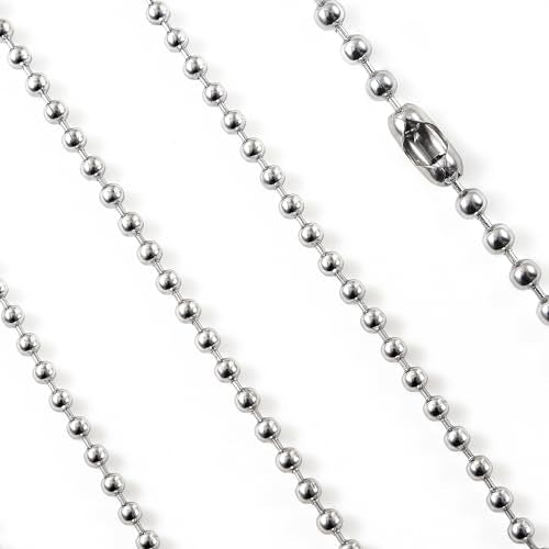 196 Inch Stainless Steel Ceiling Fan Pull Chain Extension with Connectors