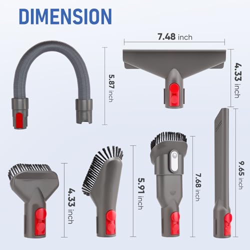 Dyson Vacuum Attachments Replacement Tool Kit for V15 V12 V11 V10 V8 V7