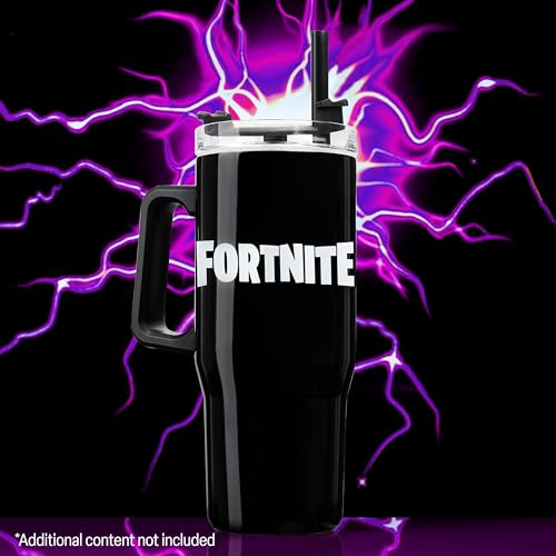 Fortnite Insulated Tumbler 33oz Stainless Steel Travel Mug with Straw