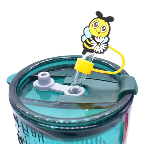 Silicone Straw Cover Cap for Stanley Cup - 9pcs Dust-Proof Toppers
