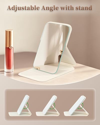 vpu Foldable Compact Makeup Mirror - Portable Travel Pocket Mirror