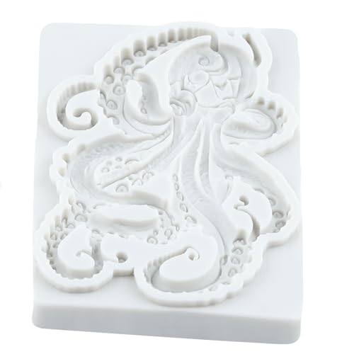 Octopus Silicone Mold for Fondant, Cake Decorating, and Candy