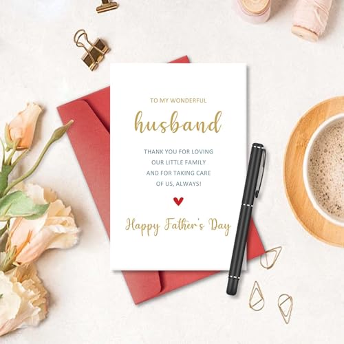 Romantic Father's Day Card for Husband - Heartfelt Gift from Wife
