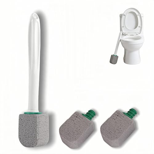 Long Handle Pumice Stone Toilet Cleaner Set for Hard Water Stains