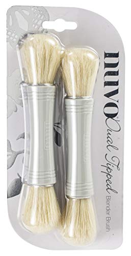 Tonic Studios Nuvo Dual-Ended Blender Brushes - 2 Pack for Crafting
