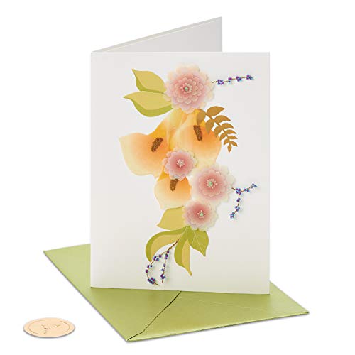 Very Special Happy Birthday Papyrus Handmade Birthday Card with Vellum & Gold Foil