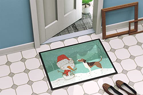 Beagle Christmas Doormat 24x36 Indoor Outdoor Rug Non Slip Washable Entryway Mat