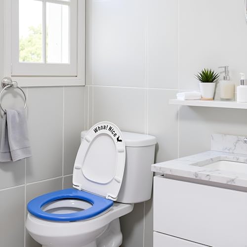 Funny Toilet Seat Sticker Waterproof Vinyl Prank Wall Art Decor
