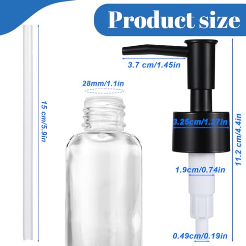 3-Pack Reusable Soap Dispenser Pump Heads | Standard 28mm Compatible
