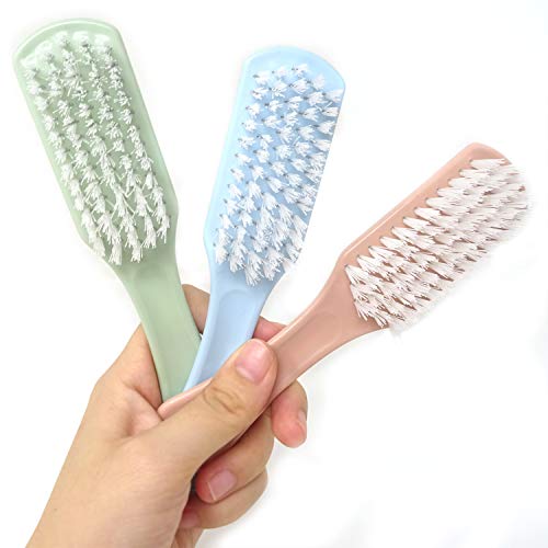 Honbay 3-Pack Shoe and Clothes Scrubbing Brushes for Cleaning