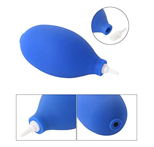 3-Piece Rubber Air Blower Pump Set for Camera Lens, Electronics, and Ear Care