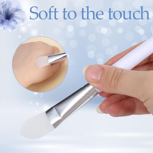 5-Piece Silicone Face Mask Brush Set - Soft Facial Mud & Lotion Applicator Tools