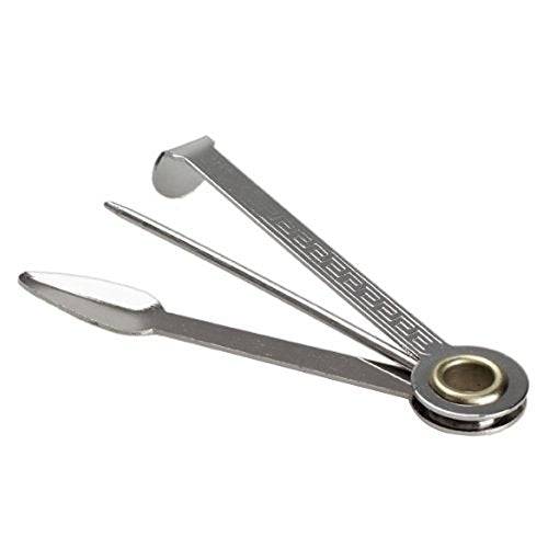 Yueton Stainless Steel Pipe & Hookah Cleaner Tool - 3.22 Inch Reamer & Tamper Pack of 2