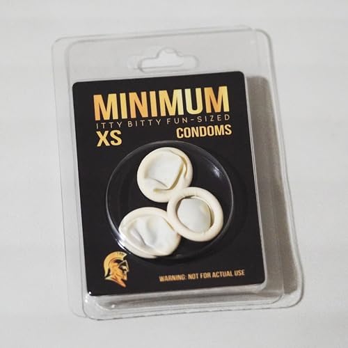Minimum Extra Small Condoms - Hilarious Gag Gift for Parties