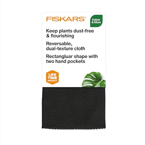 Fiskars SunKiss Microfiber Plant Cleaning Cloth for Indoor Plant Care