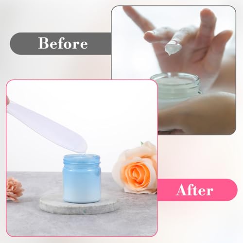 Abeillo 10 Pcs Plastic Cosmetic Spatulas 8.26 Inch Face Mask Applicator