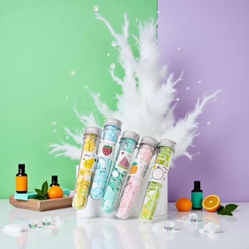 Cauaoa 5 Box Portable Disposable Paper Soap Sheets Foaming Hand Wash