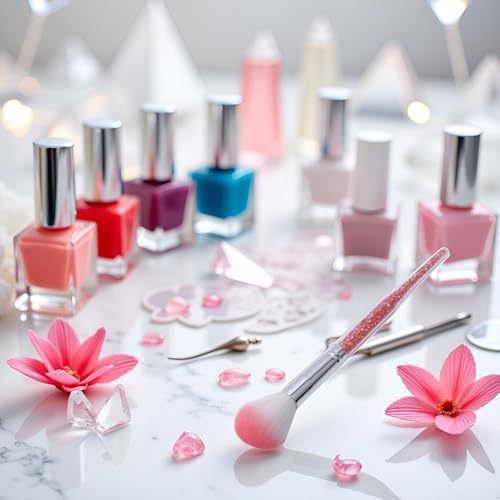 Junfamilee Soft Nail Dust Cleaning Brush for Acrylic Powder & Makeup