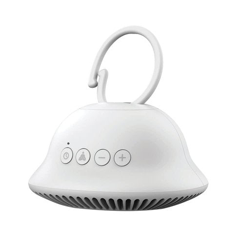 HoMedics SoundSpa On-The-Go, 4 Soothing Sounds: Shushing, Heartbeat, White Noise, Lullaby, AAA Battery Powered, Clip-On Design, Downward-Facing Speaker, Auto-Off Timer, Gift for New Parents
