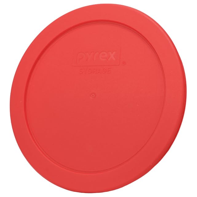 Pyrex 7201-PC Red Food Storage Lids 4-Cup, 6-Pack - Made in USA