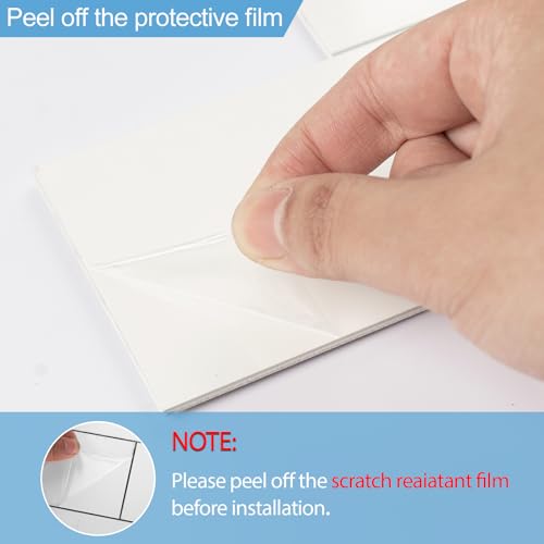 Yipscazo Peel and Stick Backsplash Tile - 3D PVC Composite, 2 Pieces