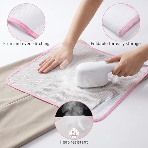 4 Pack Heat-Resistant Ironing Pressing Pads Mesh Cloth for Garment Protection