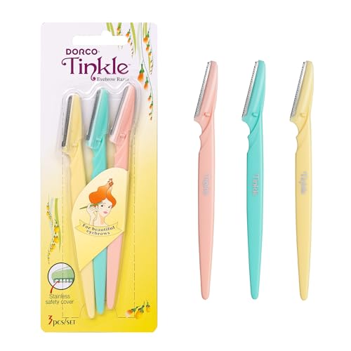 Dorco Tinkle Dermaplaning Tool & Face Razor 3ct - Peach Fuzz Remover
