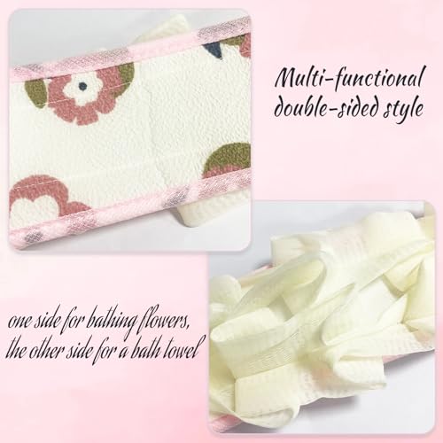 Korean Exfoliating Mitt and Back Scrubber Dual-Sided Body Bath Sponge