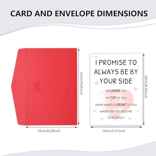 Perleddom Romantic Anniversary and Valentine Greeting Card for Husband and Wife