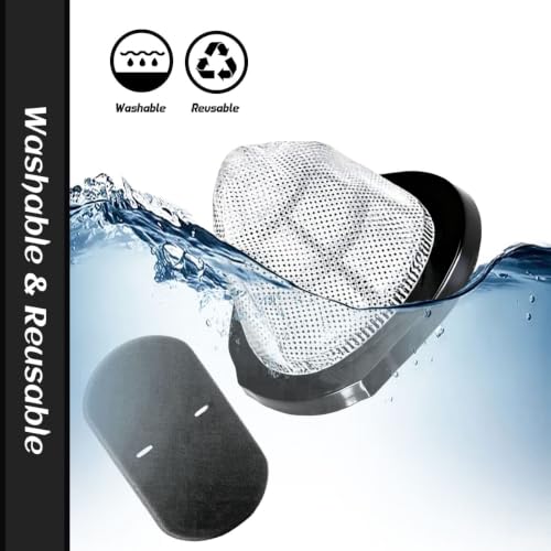 2 Pack Bissell 2030 Vacuum Filters & Foam Filters with Brush - Compatible Replacement